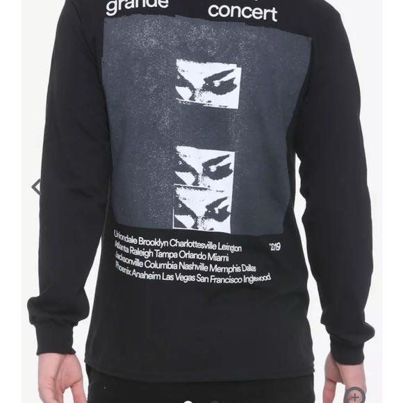 Ariana Grande Life Concert Tour 2019 T Shirt Long Sleeeve Size Medium - Picture 2 of 7